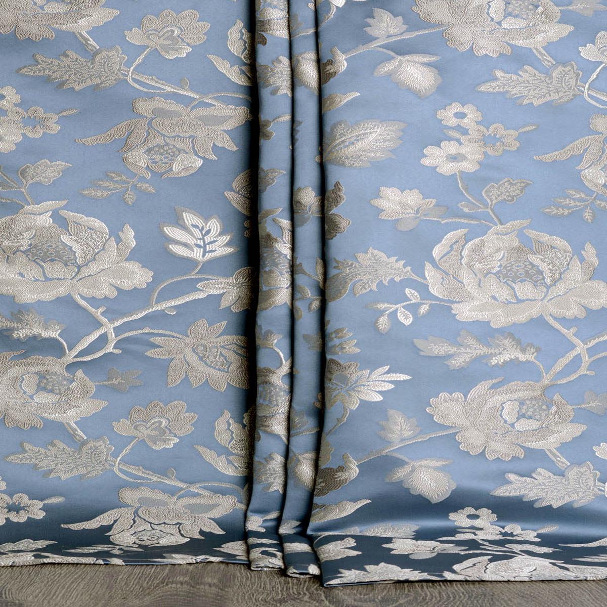 'Beachside' Fabric by the Yard (Indigo Blue/ Greige)