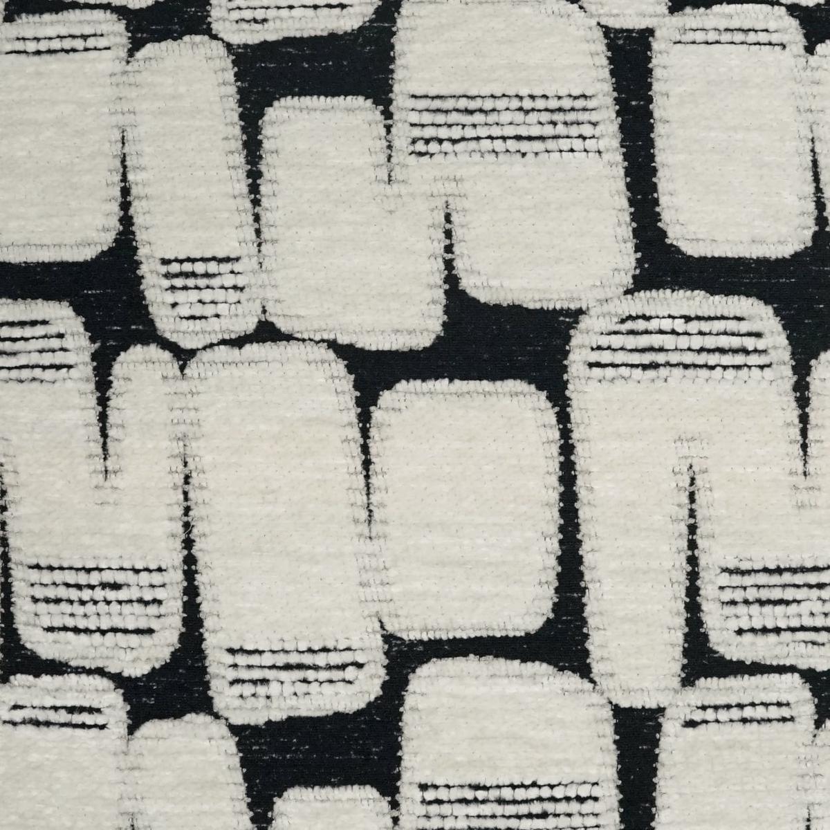 D.V. KAP HOME 4232-YARD Parlay Fabric Modern, Global, Abstract White, Black – Parlay