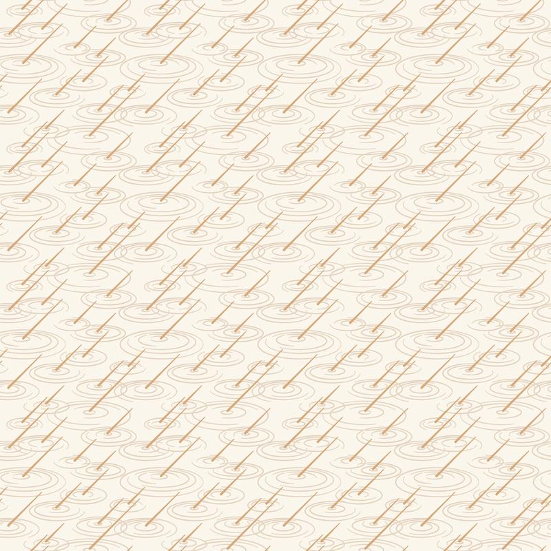 Fabric Cloud9 Natural Splish Splash Spring Showers by the Quarter Yard 228217