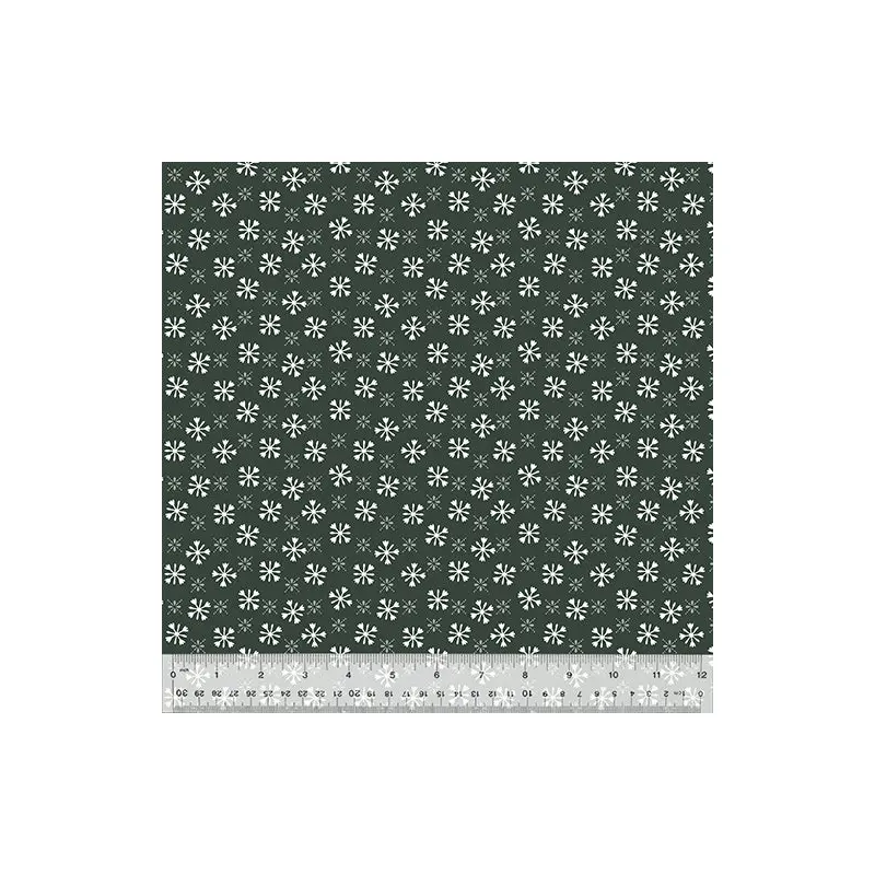 Happy Pawlidays Jill McDonald 53553-2 Soft Black Furry Flurries Cotton