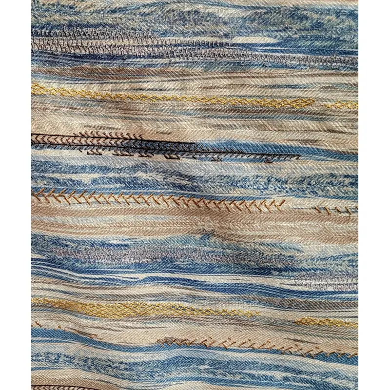 K Harlowe Lattitude Regal Embroidered Fabric