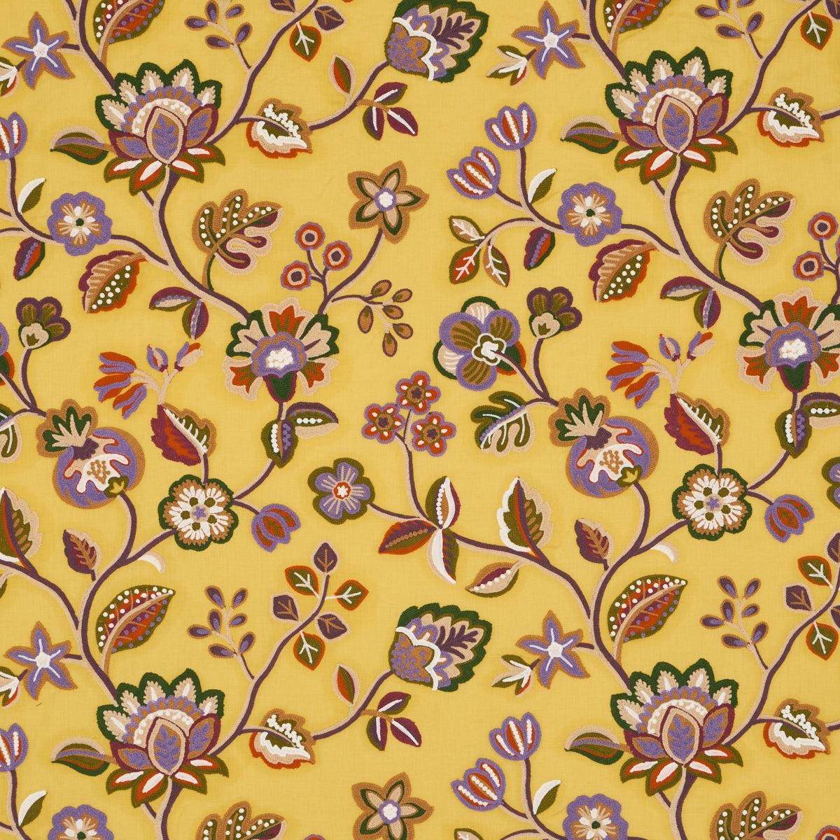 Loulou Embroidery Marigold Fabric