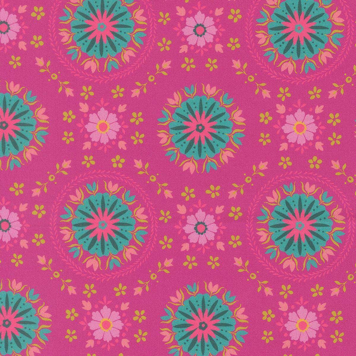 Moda Parlor Fabric – Mandala Passion Fruit 11964 22