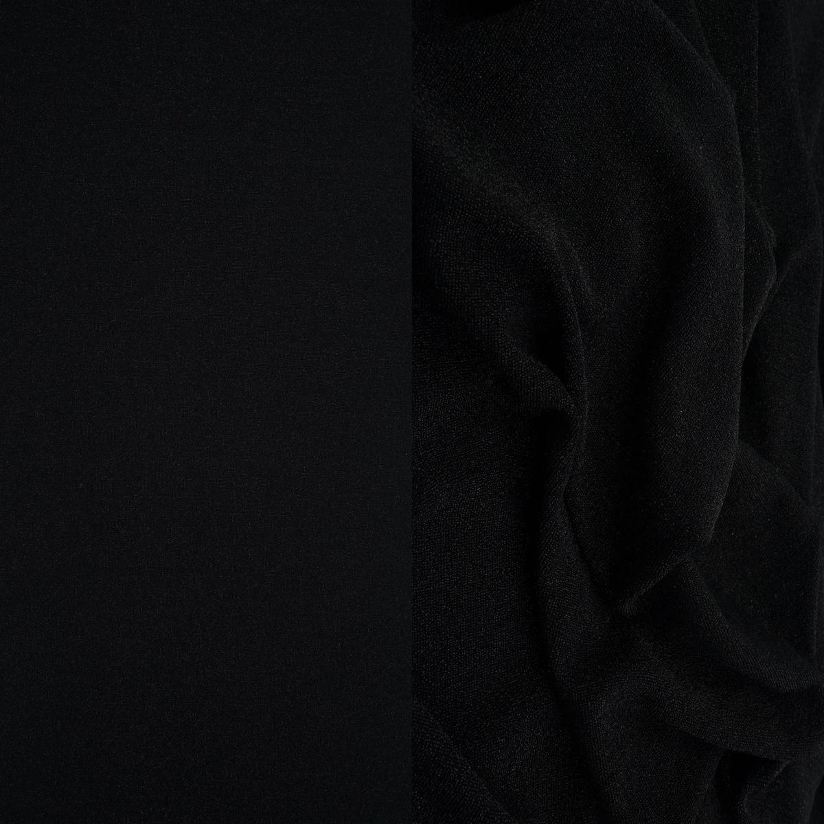 Nylon Lurex Stretch Knit Fabric – KNT4188 – BLK/BLK