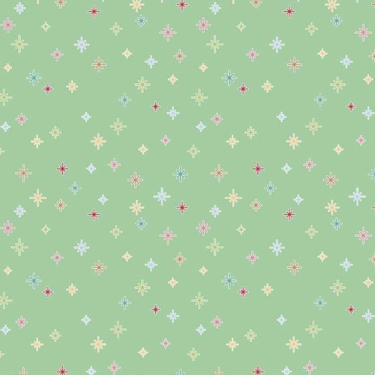 Riley Blake – Cozy Christmas Sparkle Mint