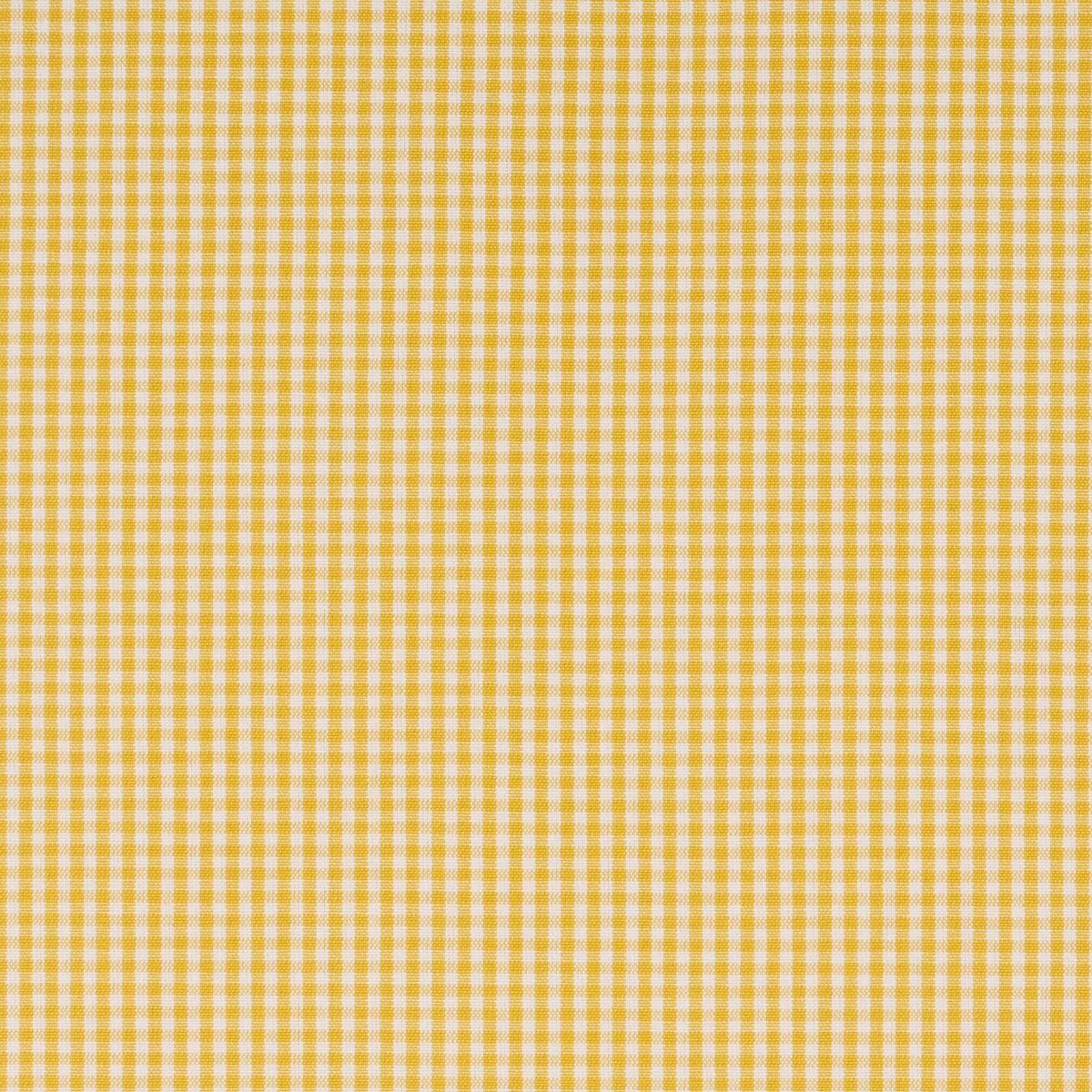 SCHUMACHER NEW TRADITIONAL: PROVEN??AL BARNET COTTON CHECK PATTERN WOVENS PATTERN WOVENS YELLOW – 64639