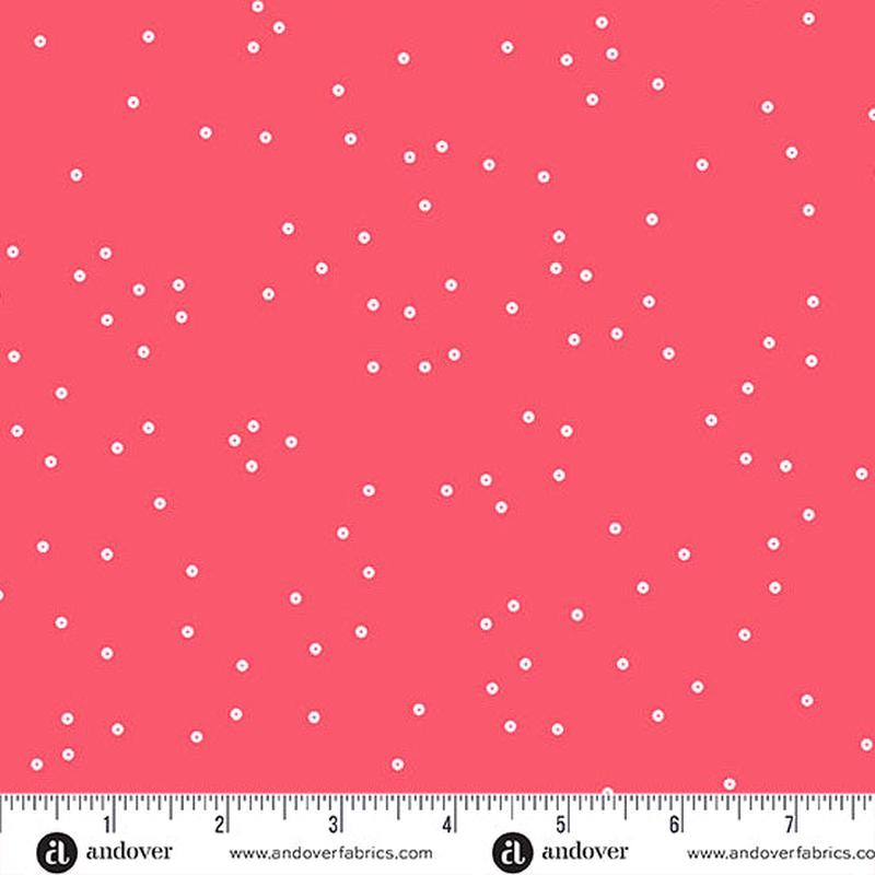 Sequin Quilt Fabric – Sequin Dot in Salmon – A-1371-O2