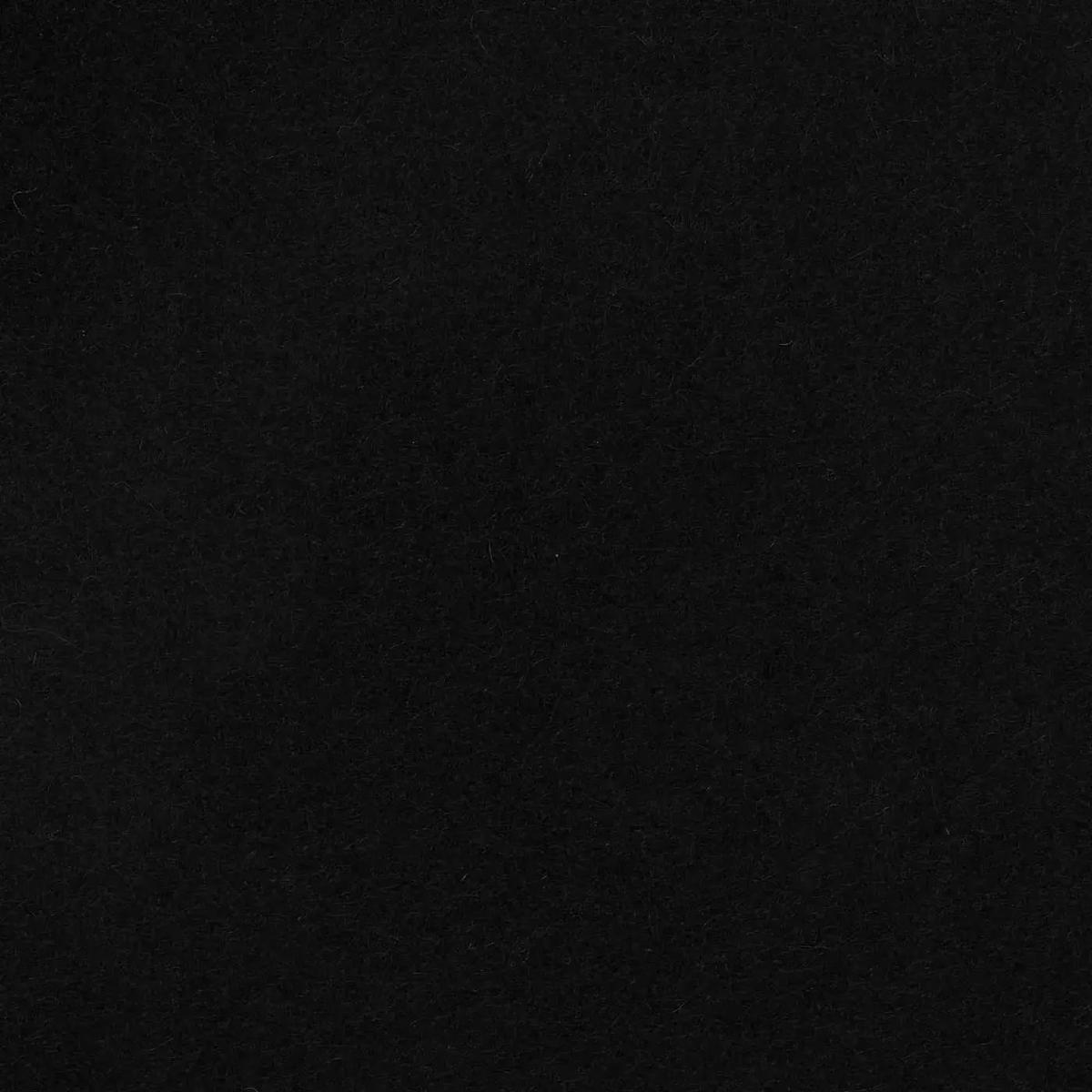 Black All Wool Melton Coating – 2.00 Metres