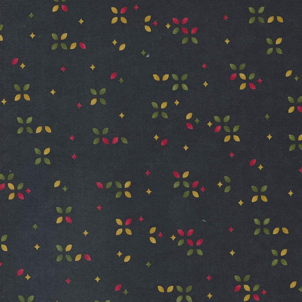 Moda Twelve Days Fabric – Fleurs Onyx 6954-19