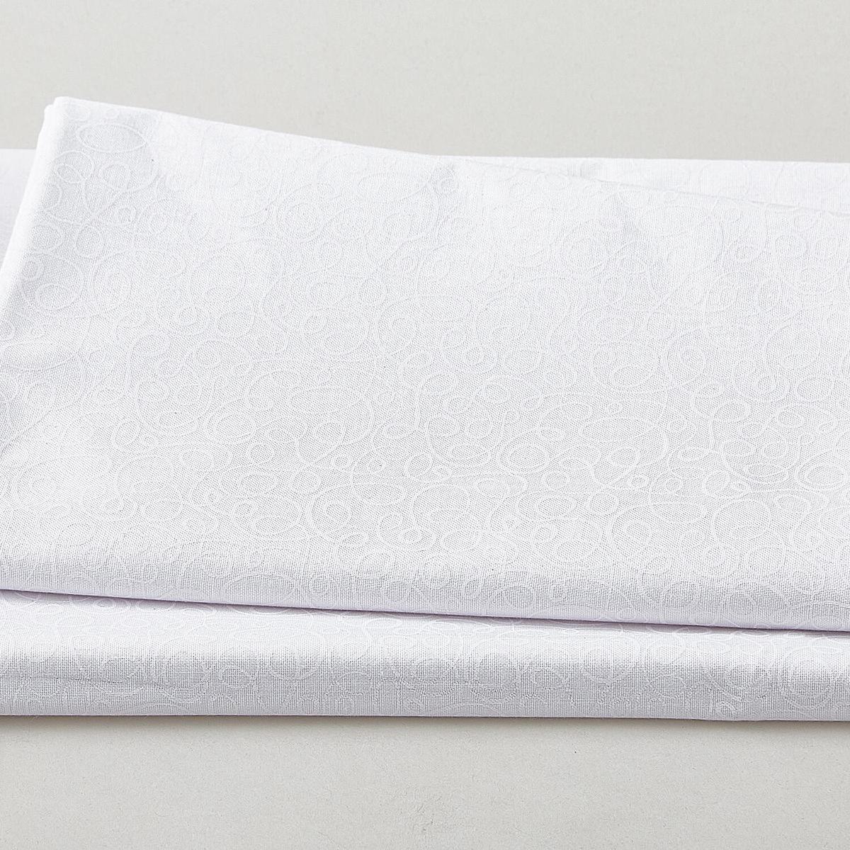 Morning Mist IX Favorites – Scribbles White on White 2 Yard Cut