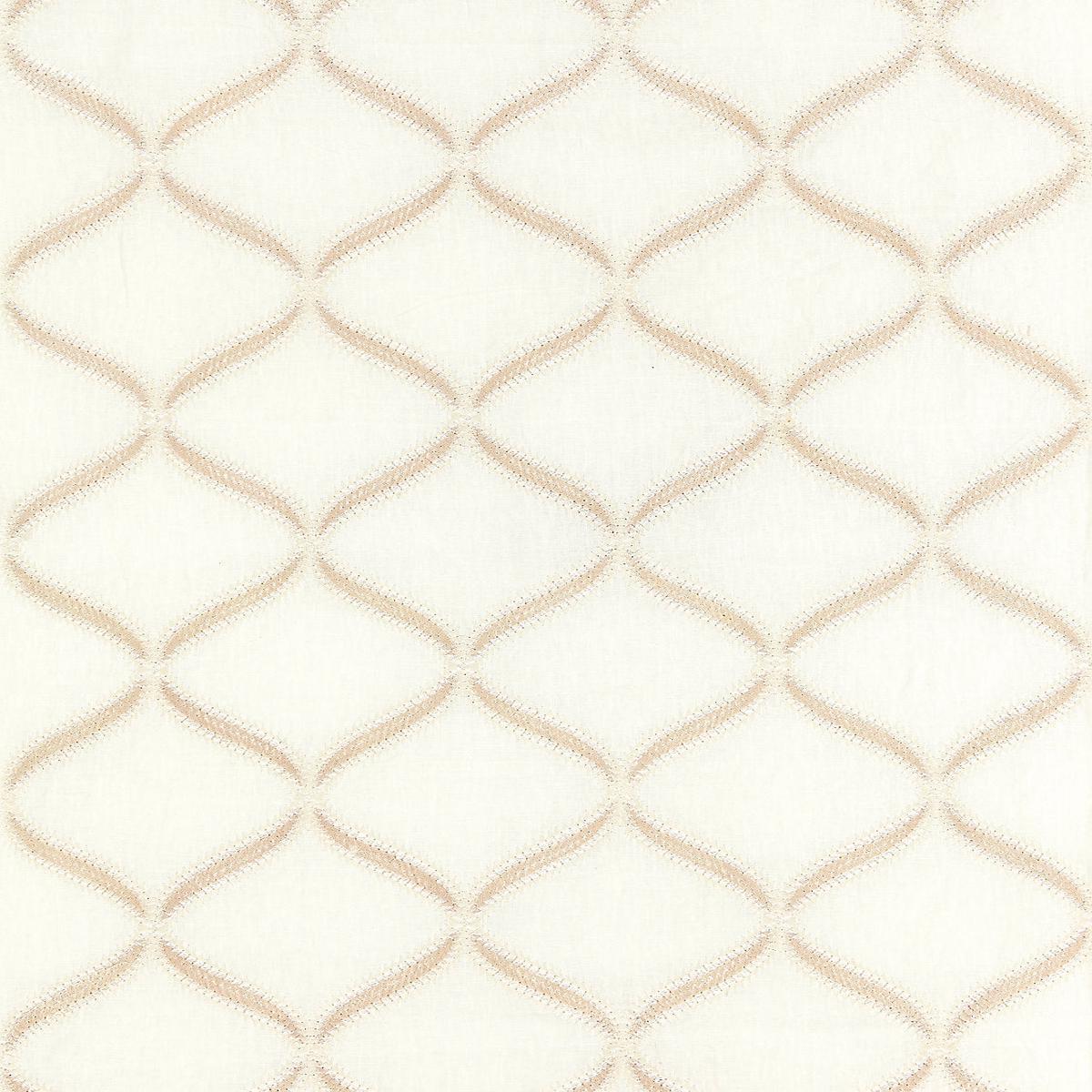 Rondure Embroidery – Bisque by Scalamandre Fabric