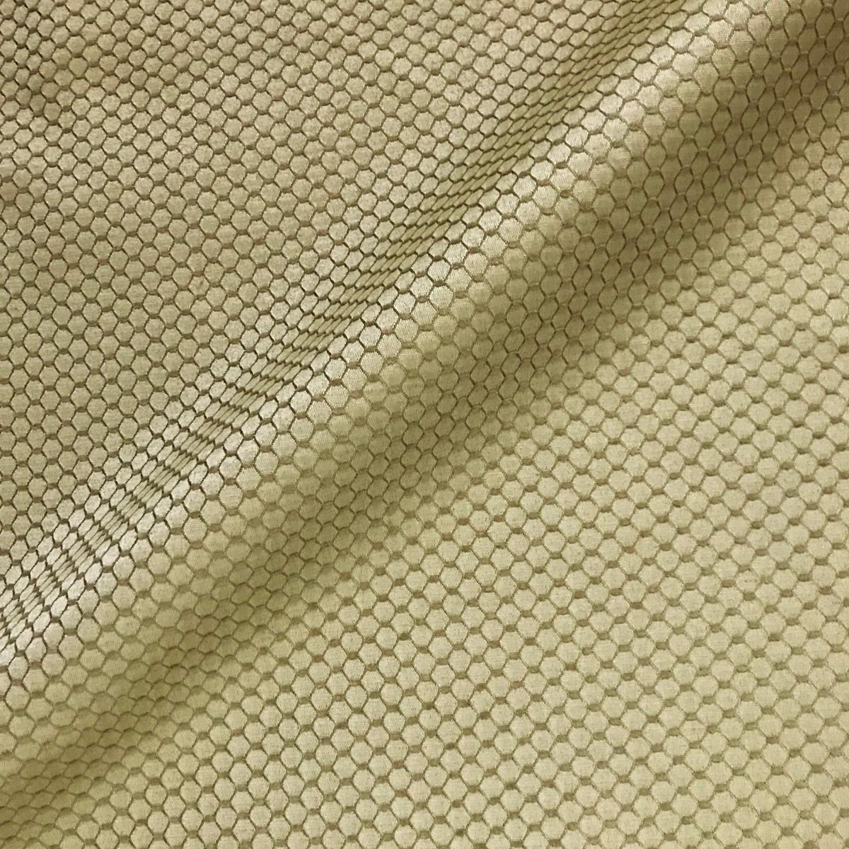 Taupe Geometric Textured Woven Upholstery Fabric – 54″