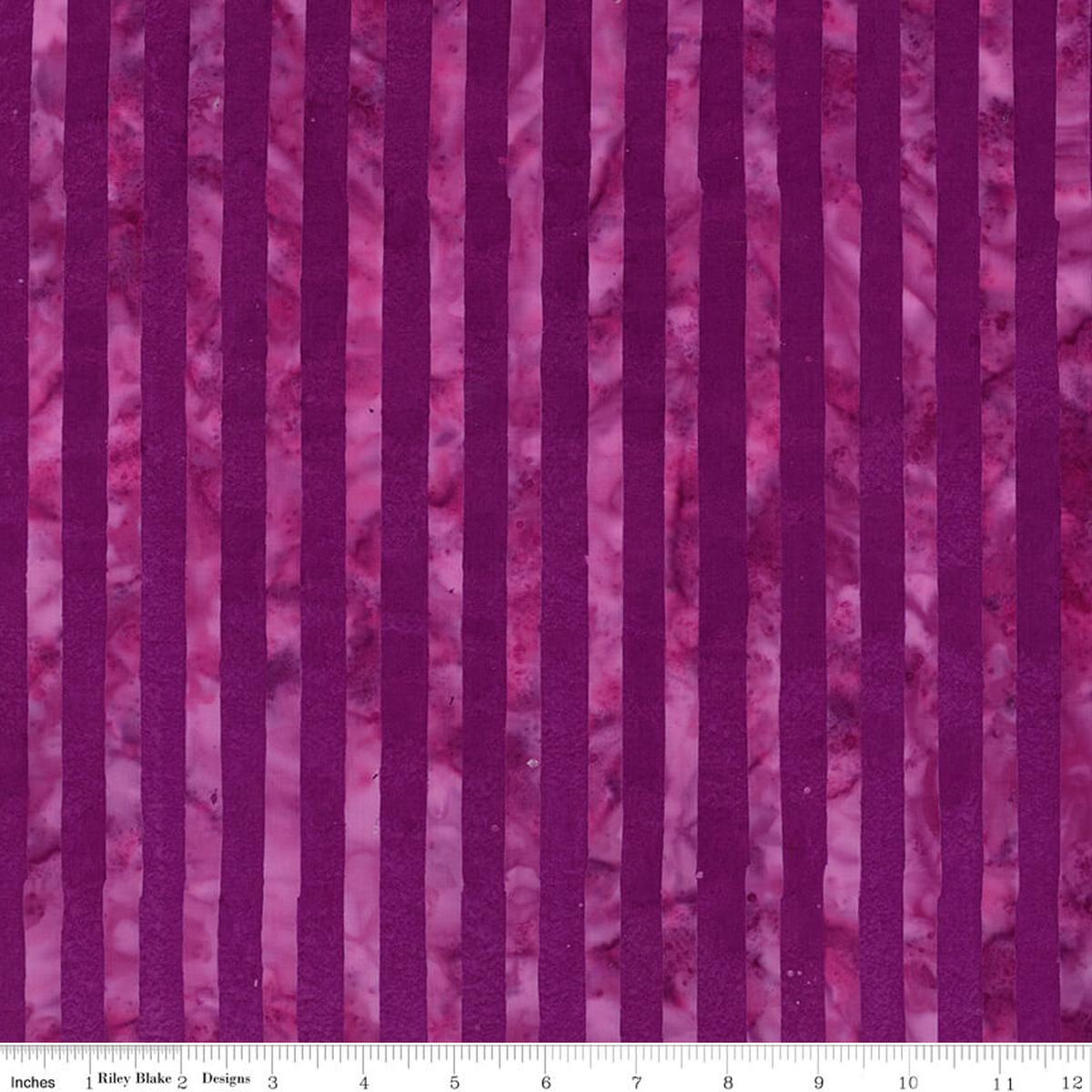 Elementals Batiks – Get in Line – Purple Outburst 44″/45″ Fabric Per Yard