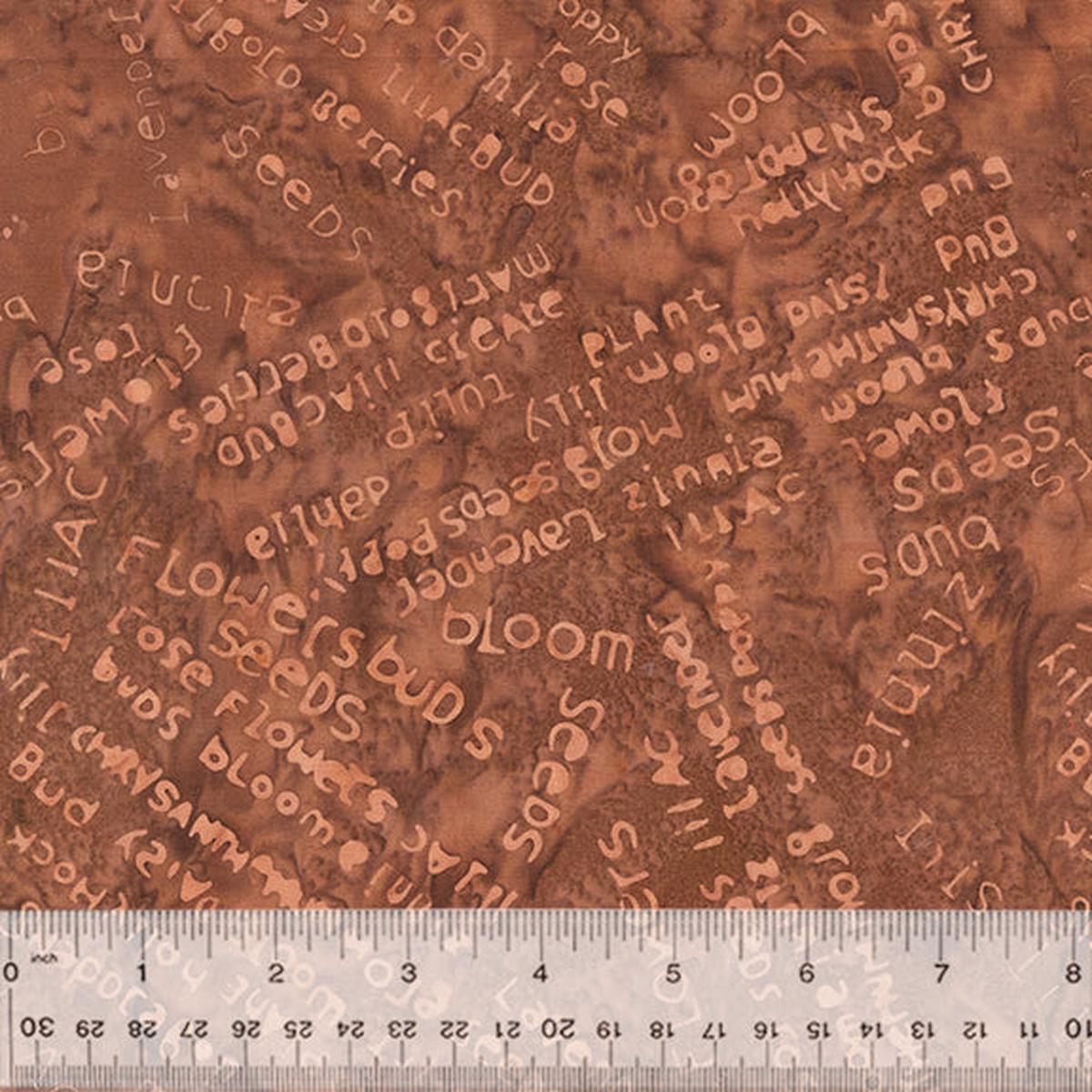 LAURA HEINE – Boho Blooms – Word Collage, Dirt