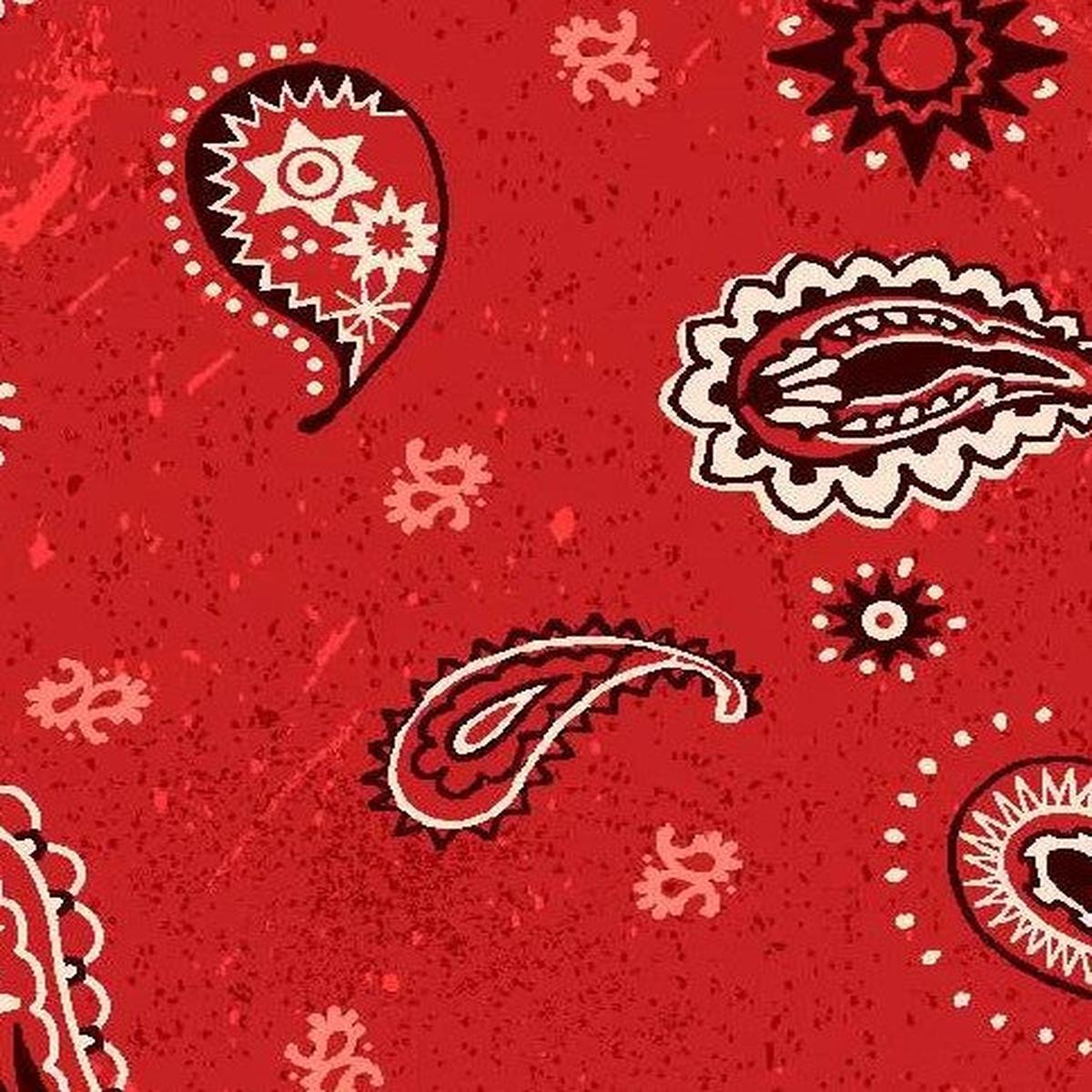 Oasis – 59-7932 Round Up Bandana Red