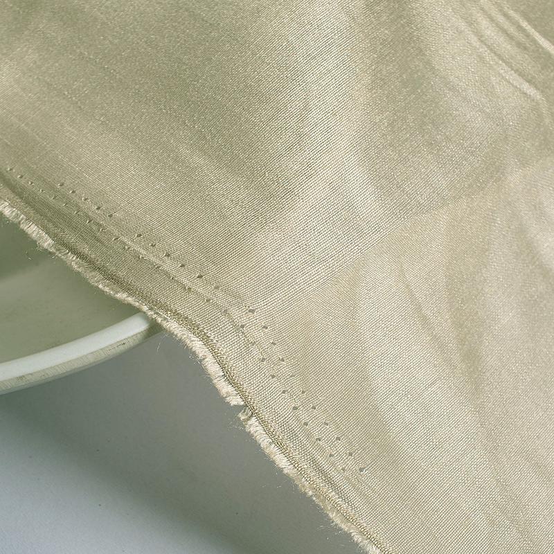 Beige Poly Chanderi Mill Dyed Fabric – 8 kg