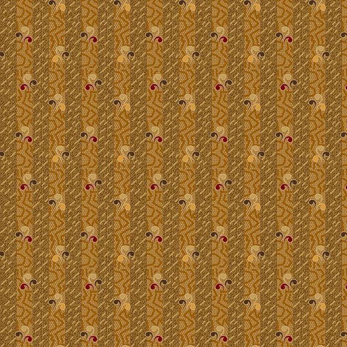 Colorful Coordinates & Stashing – Triple Quotation – Gold 44″ / 45″ Fabric Per Yard