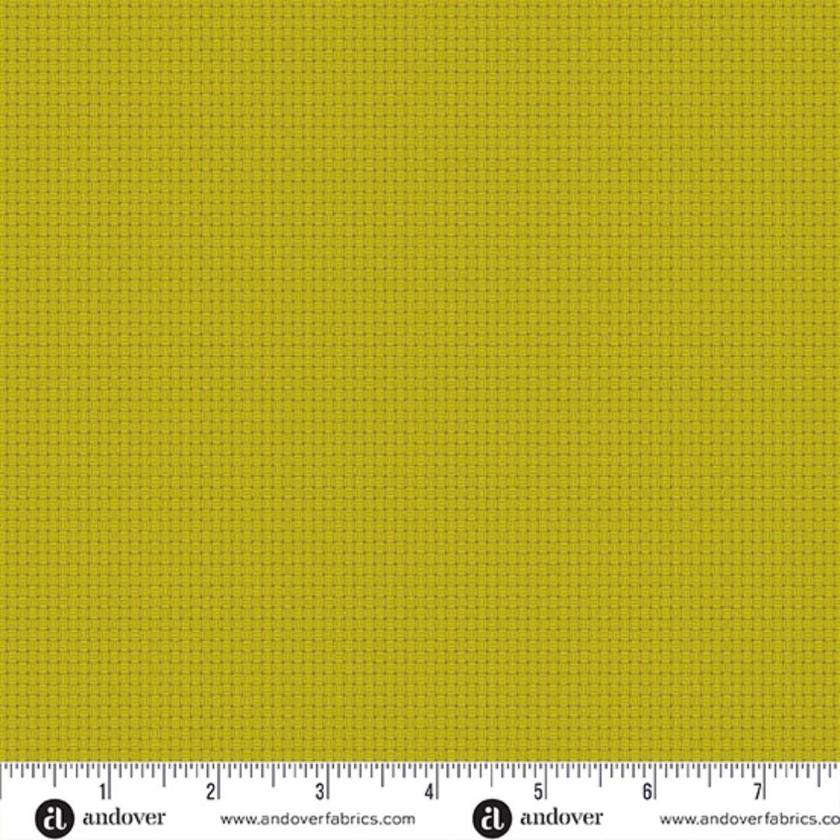 Cross Stitch II Chartreuse by Alison Glass