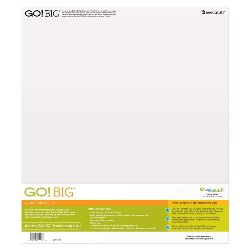 AccuQuilt GO! Big Fabric Cutting Mat 14×16″ 55146