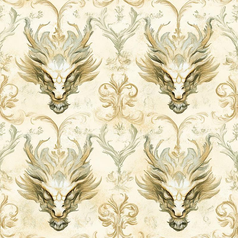 Draconian Royale Pattern 34 Quilting Cotton Fabric