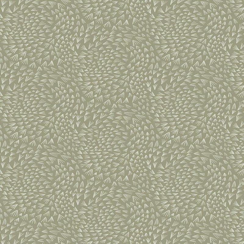 Mushroom City by Rae Ritchie Spores Laurel STELLA-DRR1933-LAUREL Cotton Woven Fabric