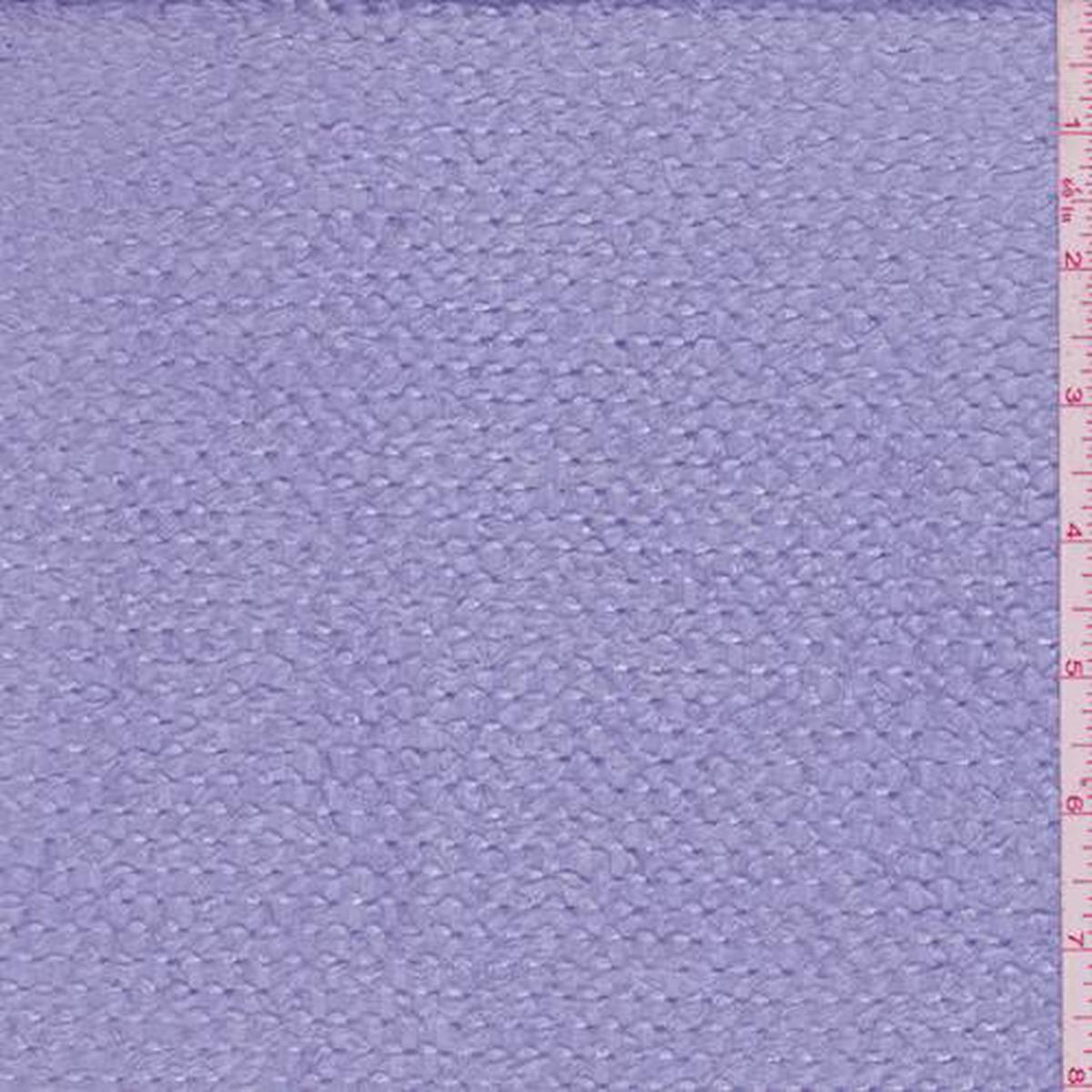 2 5/8 YD PC-Lilac Eyelash Burnout Polyester Fabric