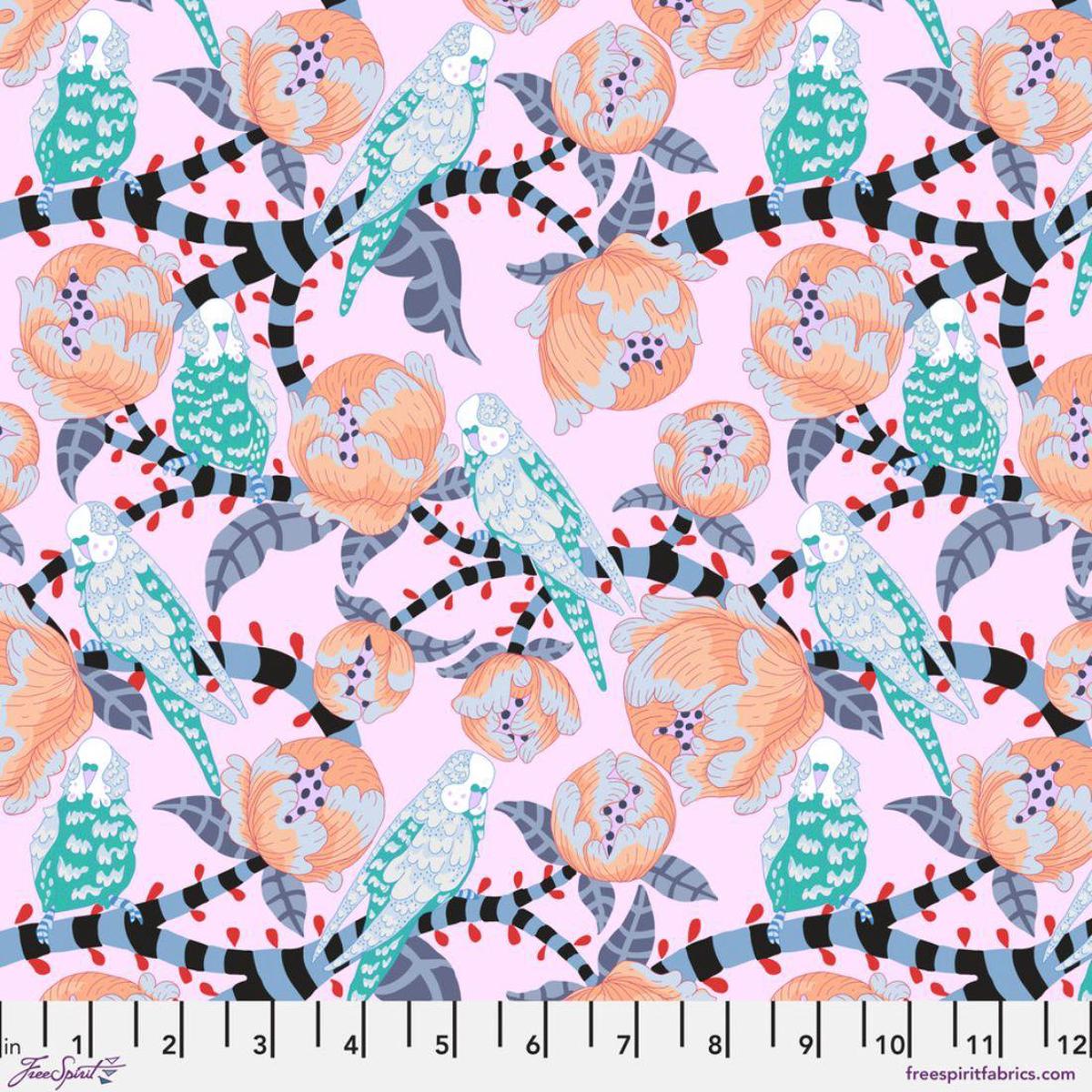 Budgie Breath Turquoise by Penny Jeffries
