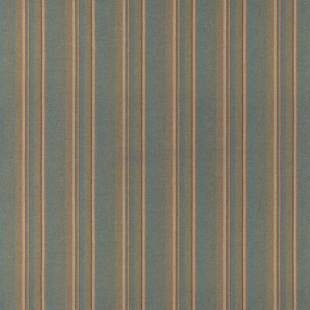 Lindisfarne Stripe Teal Fabric