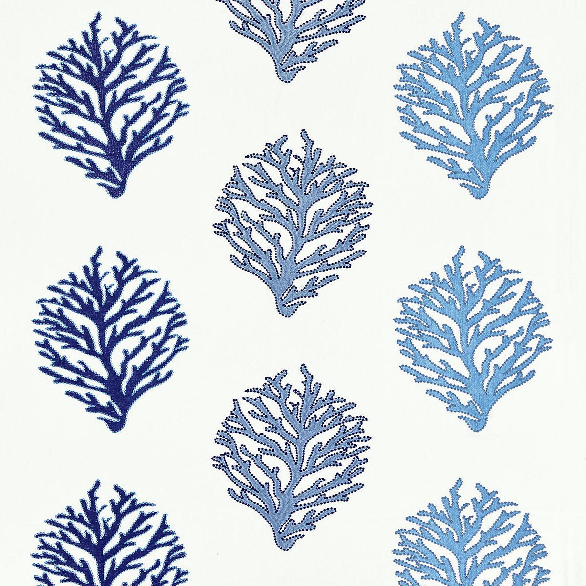 Coral Reef Embroidery – Marine by Scalamandre Fabric