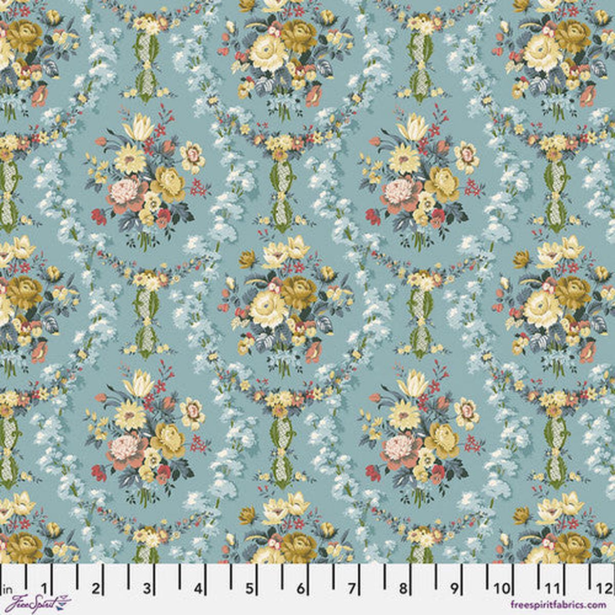 Fabric SM CHATSWORTH MINERAL, from Country Romance Collection, for Free Spirit, PWSA073.MINERAL – 1/2 yard full 44″ width of this fabric