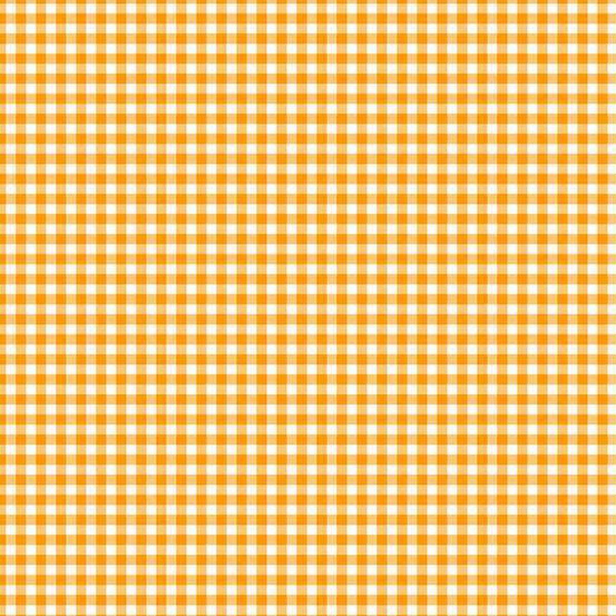 Makower Ghostly Garden – Bitty Gingham Orange
