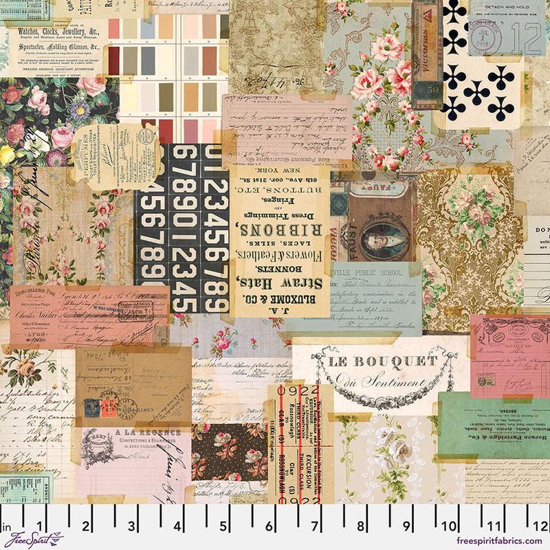 Multi Ephemera // Tim Holtz Eclectic Elements – Palette – (1/4 yard)