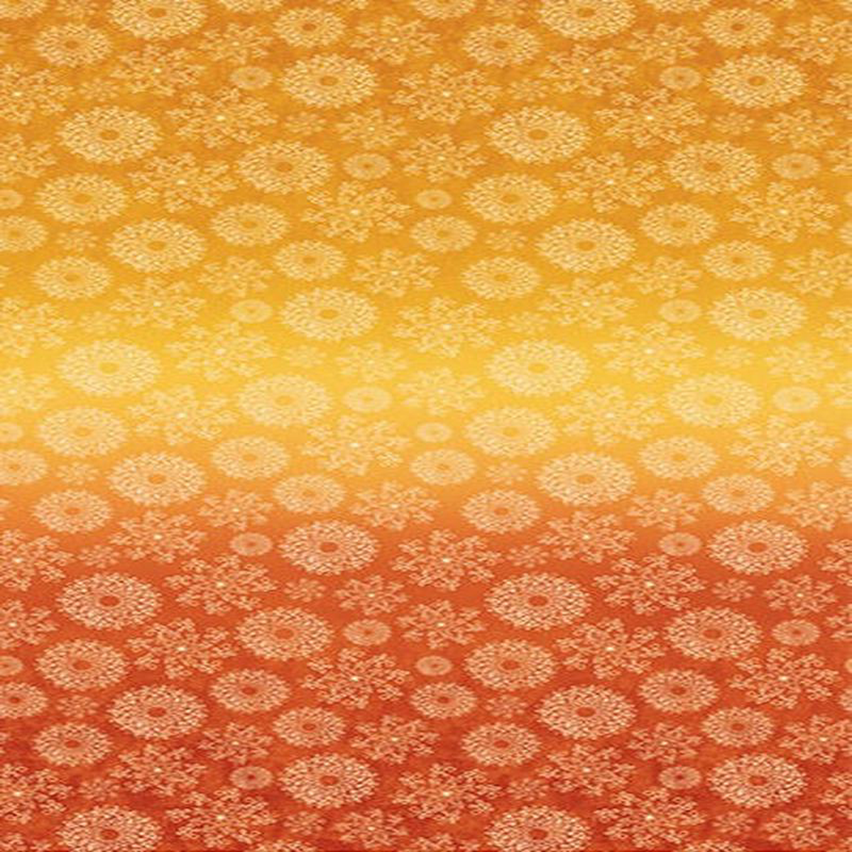 Fabric Benartex OrangeGold Wishflower Ombre Panel 16692-34
