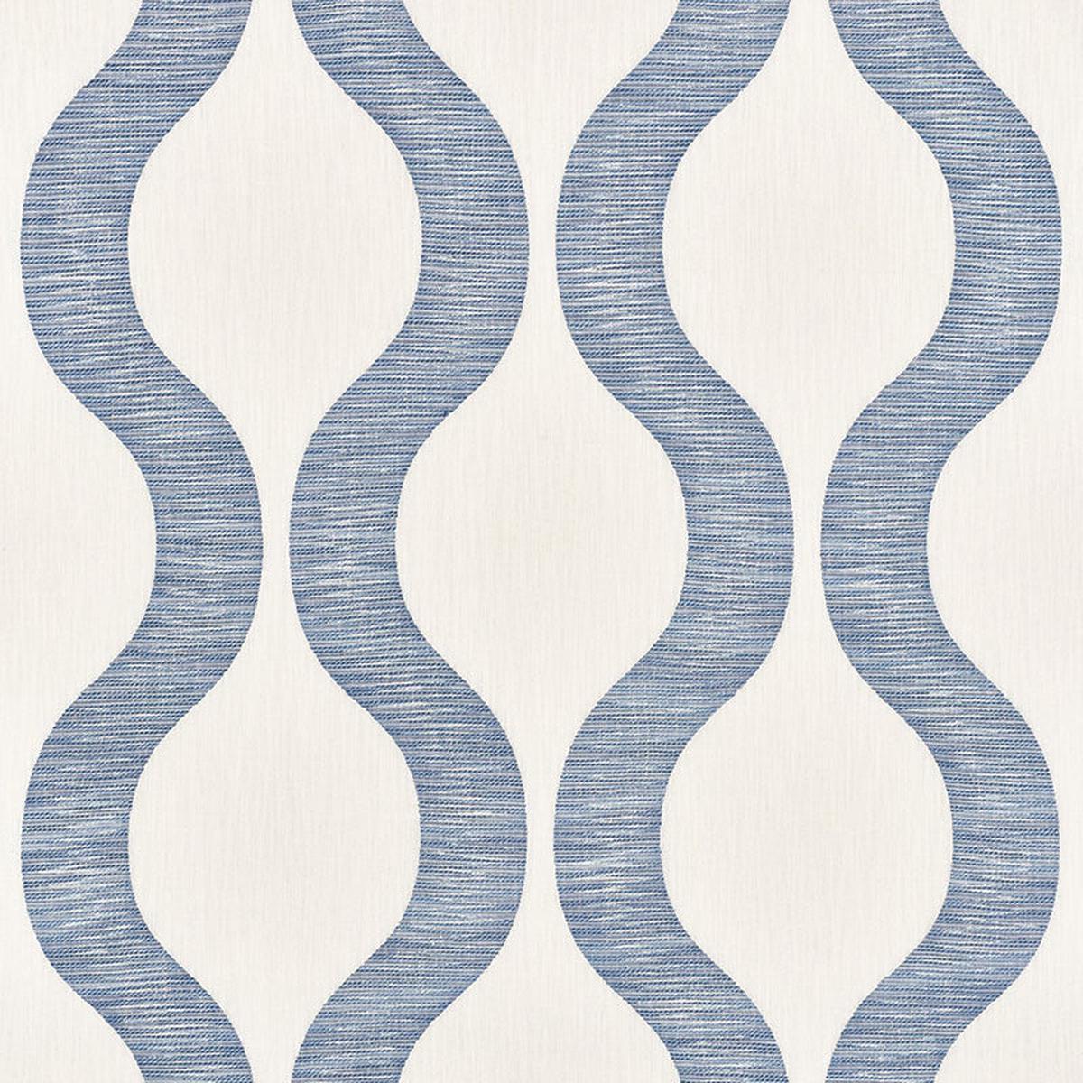 SCHUMACHER AU NATUREL ONDATA SHEERS & CASEMENTS SHEERS & CASEMENTS BLUE – 73223