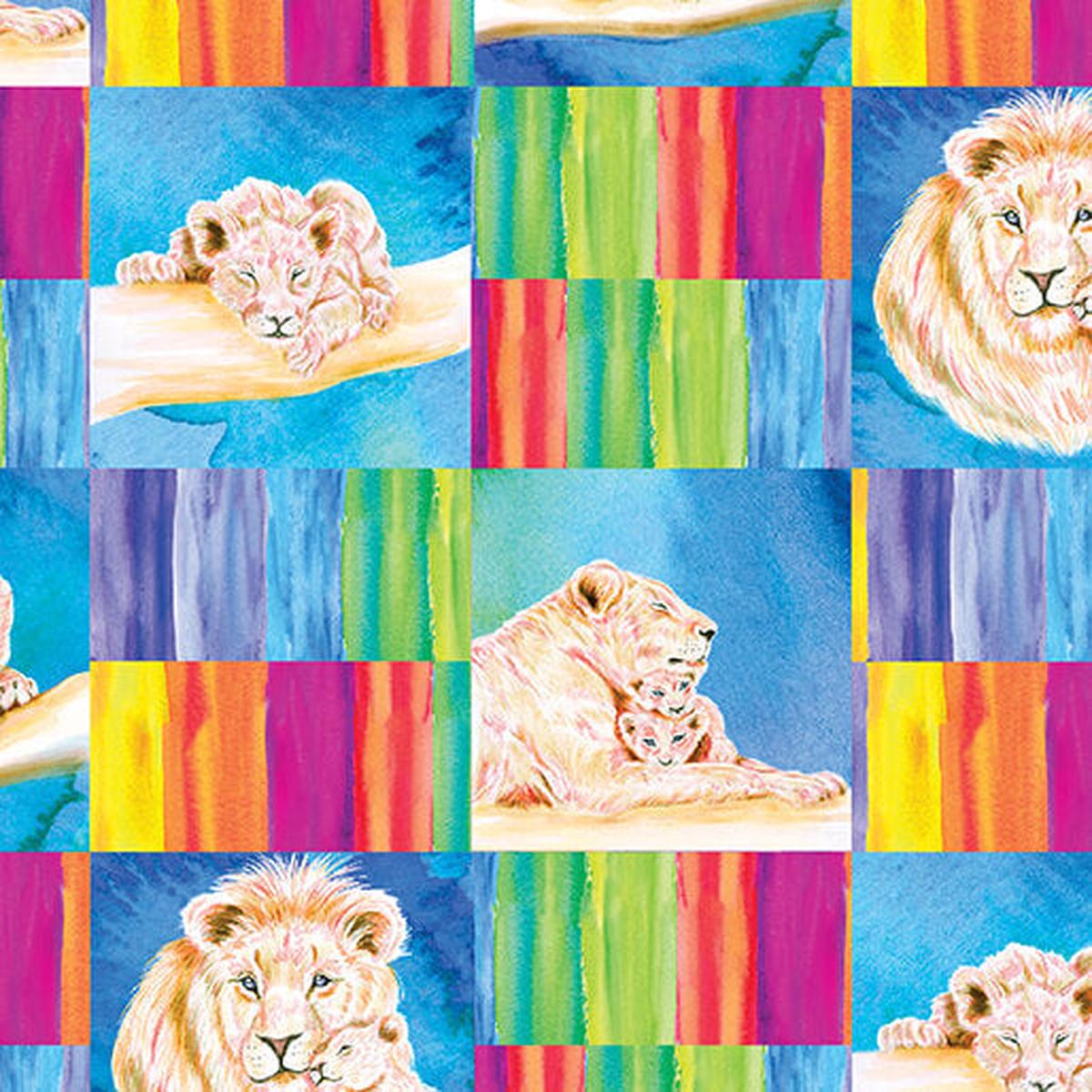 Starlight Safari – Lion Rainbow – Yardage