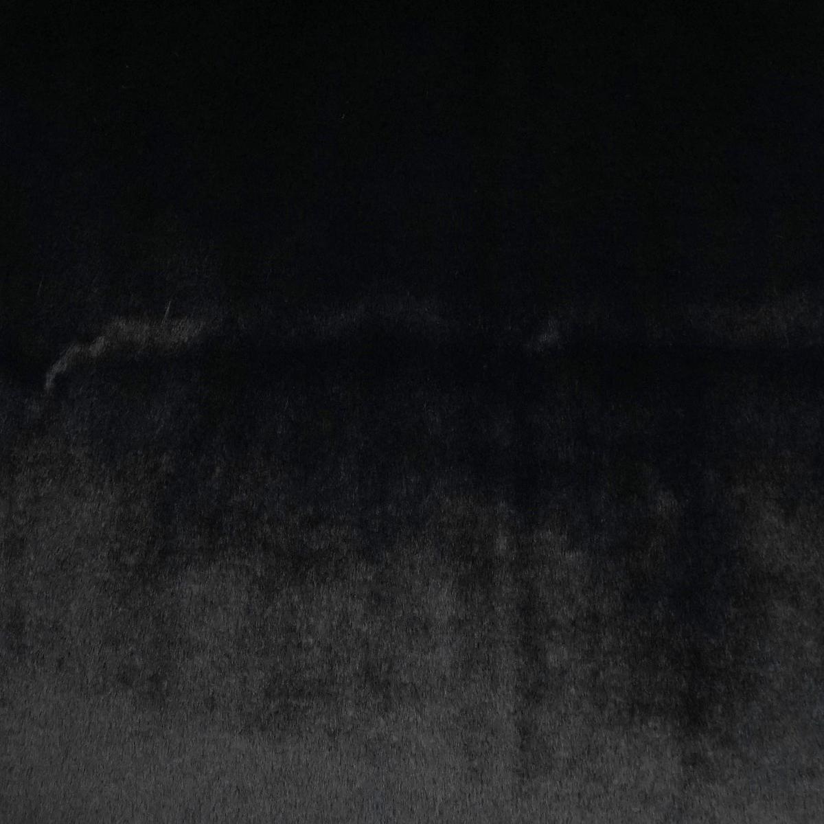 D.V. KAP HOME 2893-B-YARD Furocious Fabric – Black Faux Fur Black – Furocious