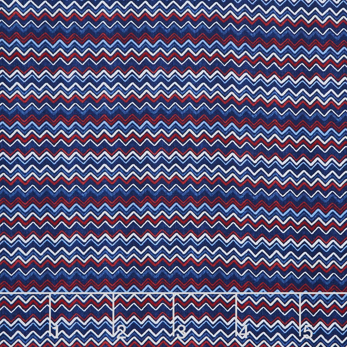 Stars Of Valor – Chevrons Navy Yardage