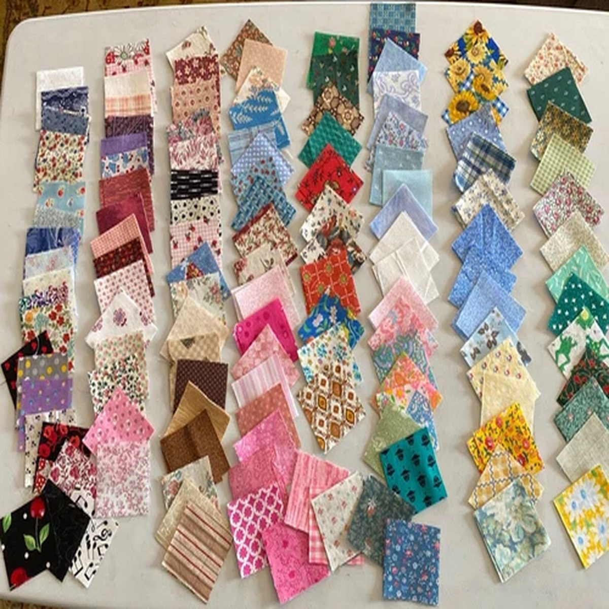 200 2 INCH (2 X 2) QUILT SQUARES – Cotton Fabric Crafts Sew