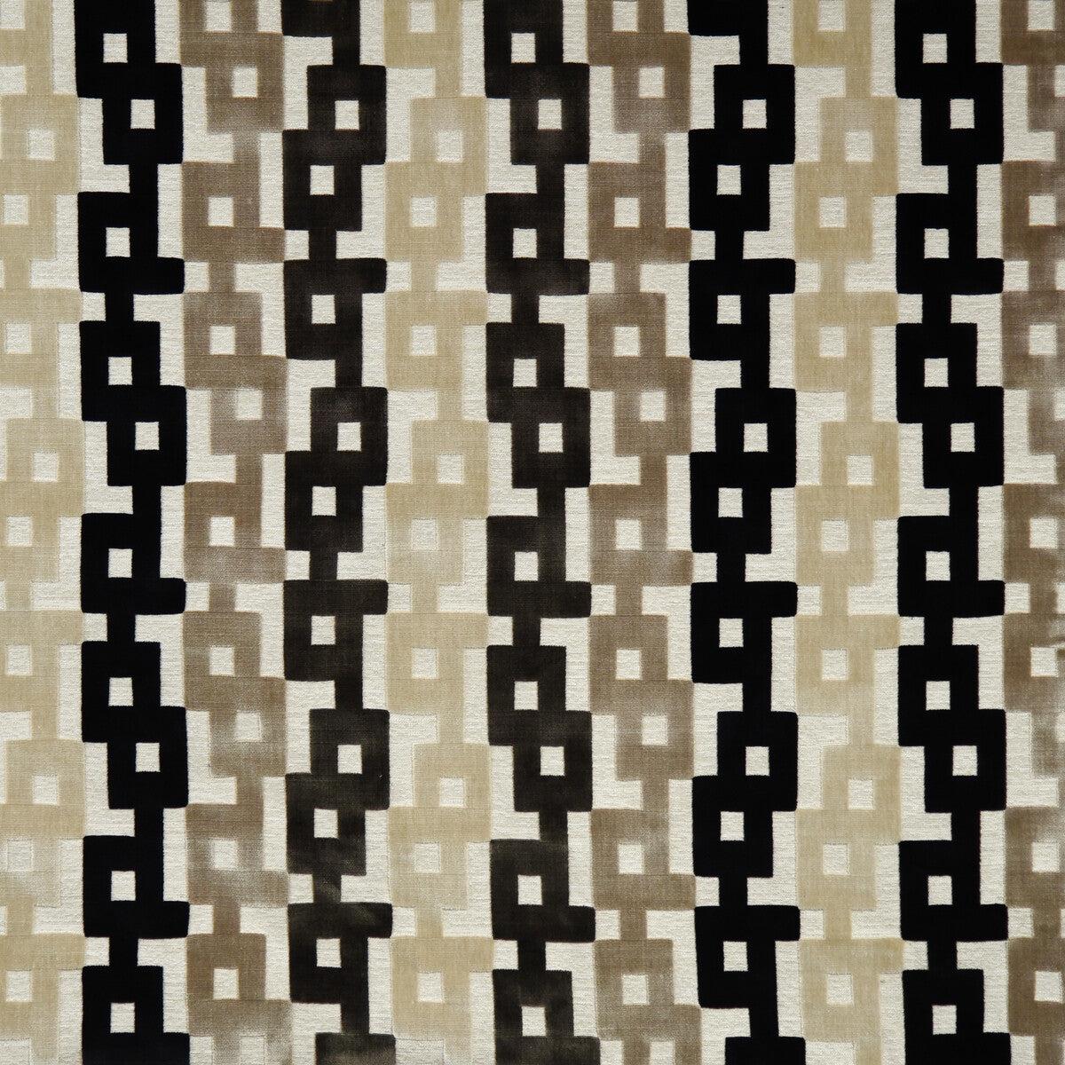Chain Velvet Onyx Fabric
