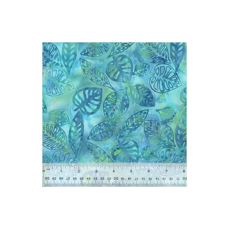 JDJ – Periwinkle Glow Jacqueline de Jonge 3491Q-X Sky Monstera Batik Cotton