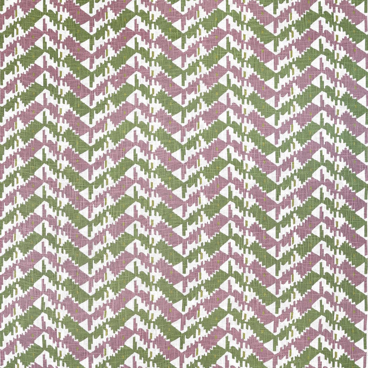 Melrose Check Lavender and Green Fabric