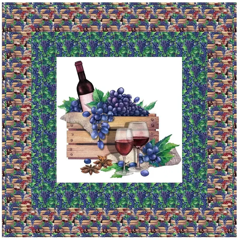 Red Wine Crate Wall Hanging 42″ x 42″