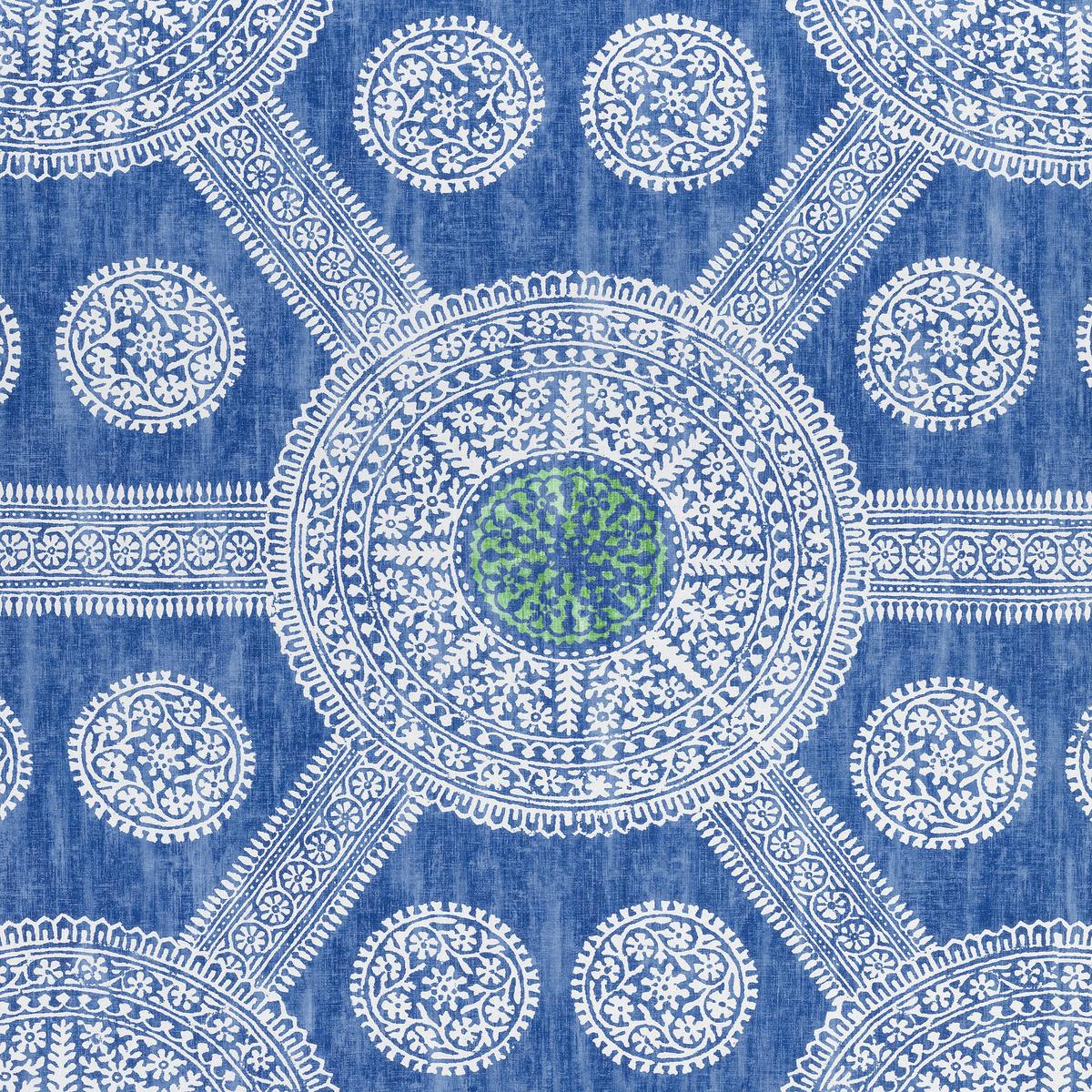 Stonington Blue and Green Fabric