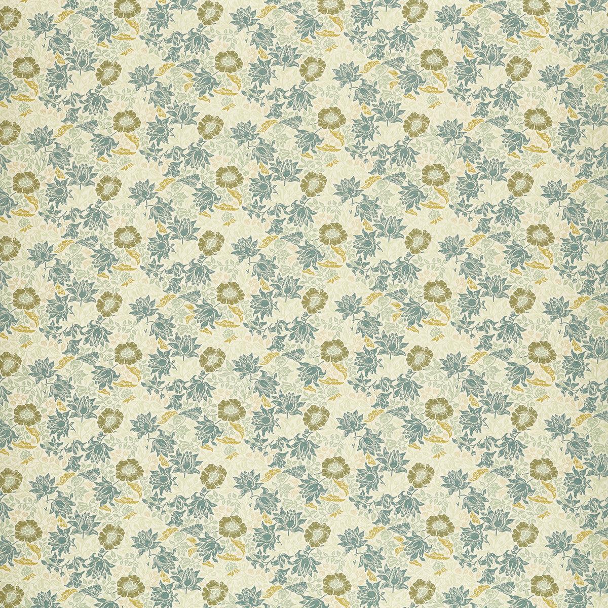 Mallow Jacquard Mineral Chartreuse Fabric