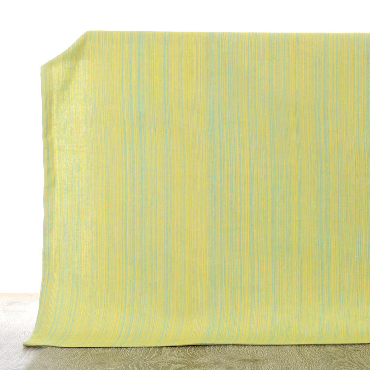 'Ocarina' Fabric by the Yard (Yellow/ Light Green)