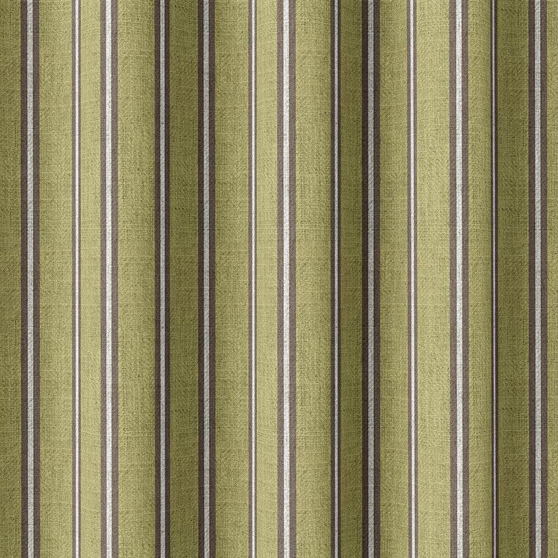 'Shaded Garden' Fabric by the Metre (Chartreuse Green/ Brown)