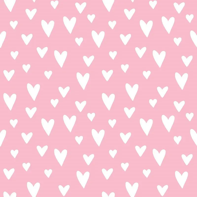 XOXO Hearts Pattern #10 Fabric - Pink