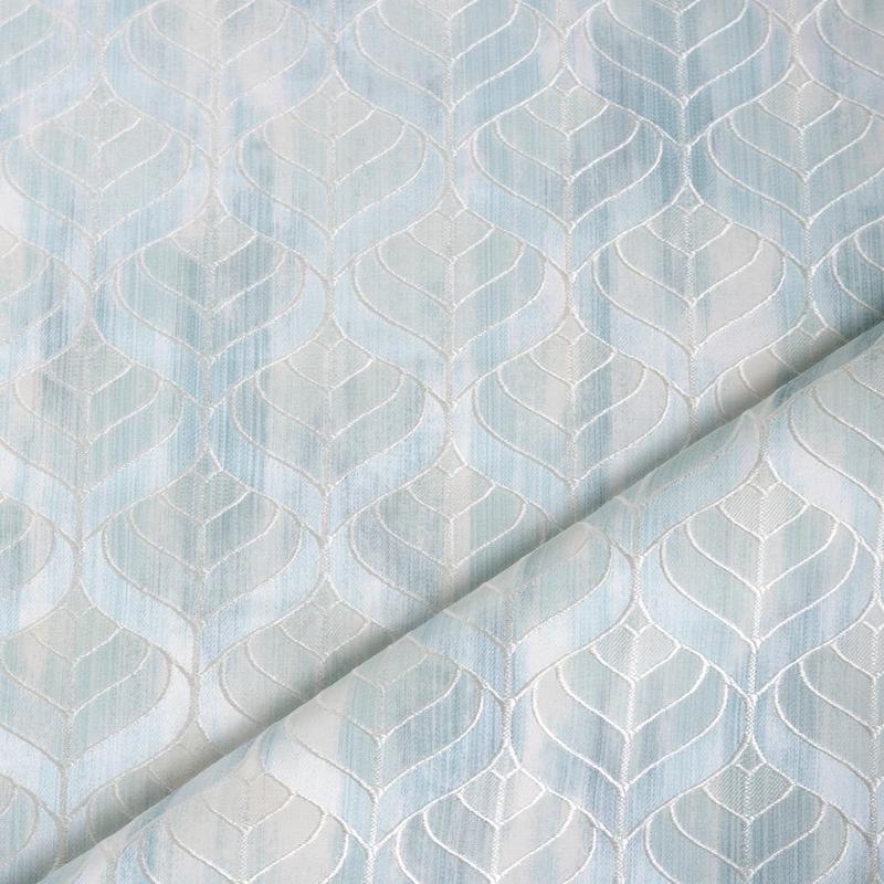 'Seashell Ice' Fabric by the Metre (Pale Aqua Blue)