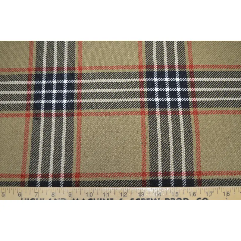 Yarmouth 936 Black Tan Covington Fabric