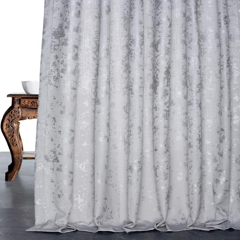 'Chelsea Fog' Fabric by the Metre (Silver)